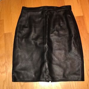 NWOT Leather Skirt